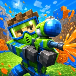 Ikon Blocky Gun Paintball